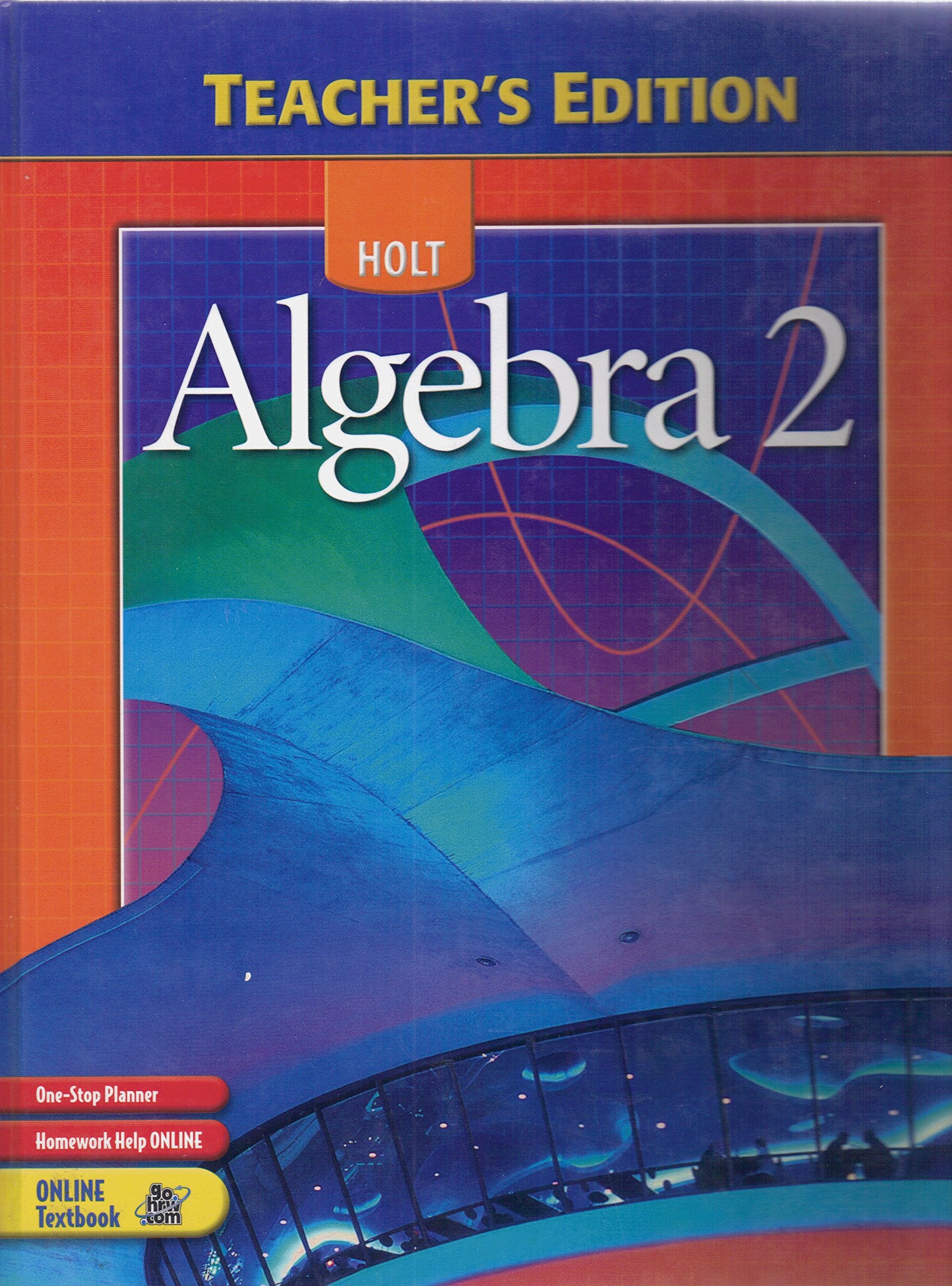 Algebra 2, Teacher's Edition,Used
