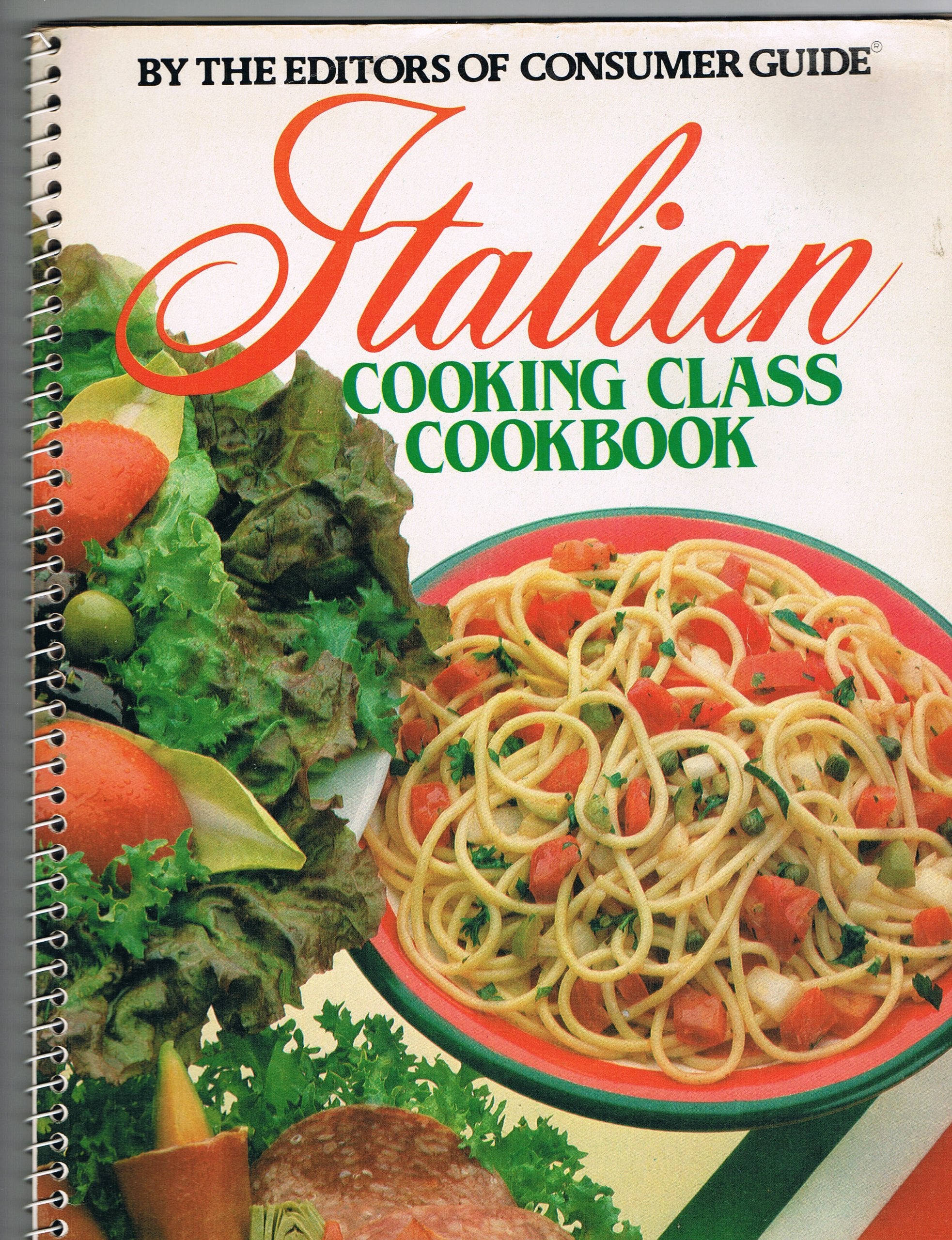 Italian Cooking Class Cookbook,New