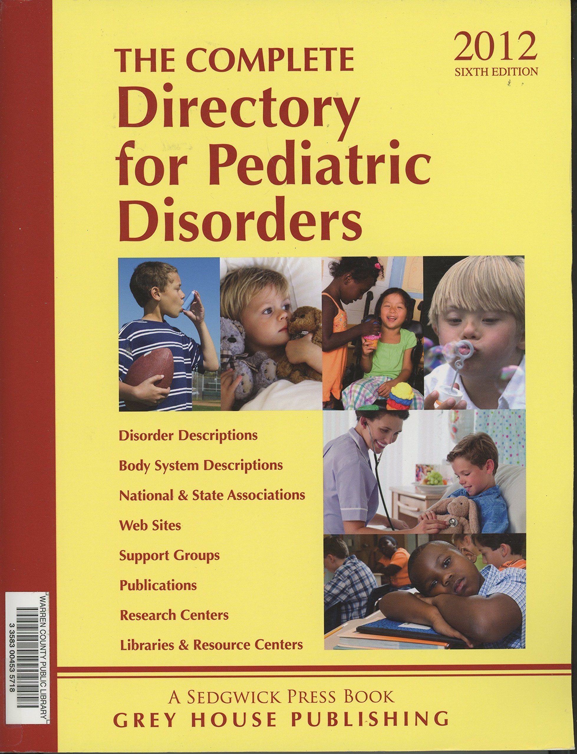 The Complete Directory for Pediatric Disorders 2012 (Complete Directory for Pediatric Disorders (Paperback)),Used