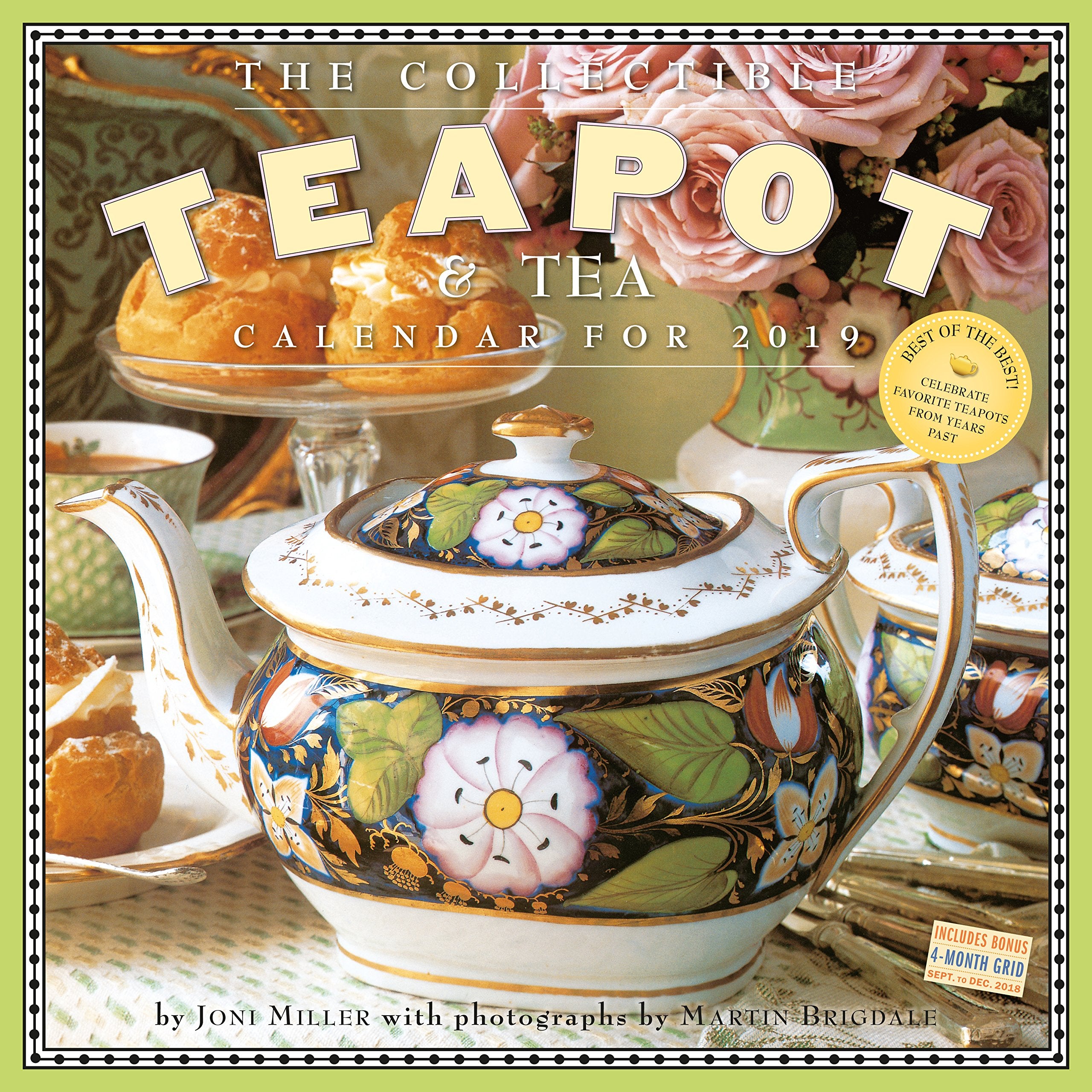 The Collectible Teapot & Tea Wall Calendar 2019,Used