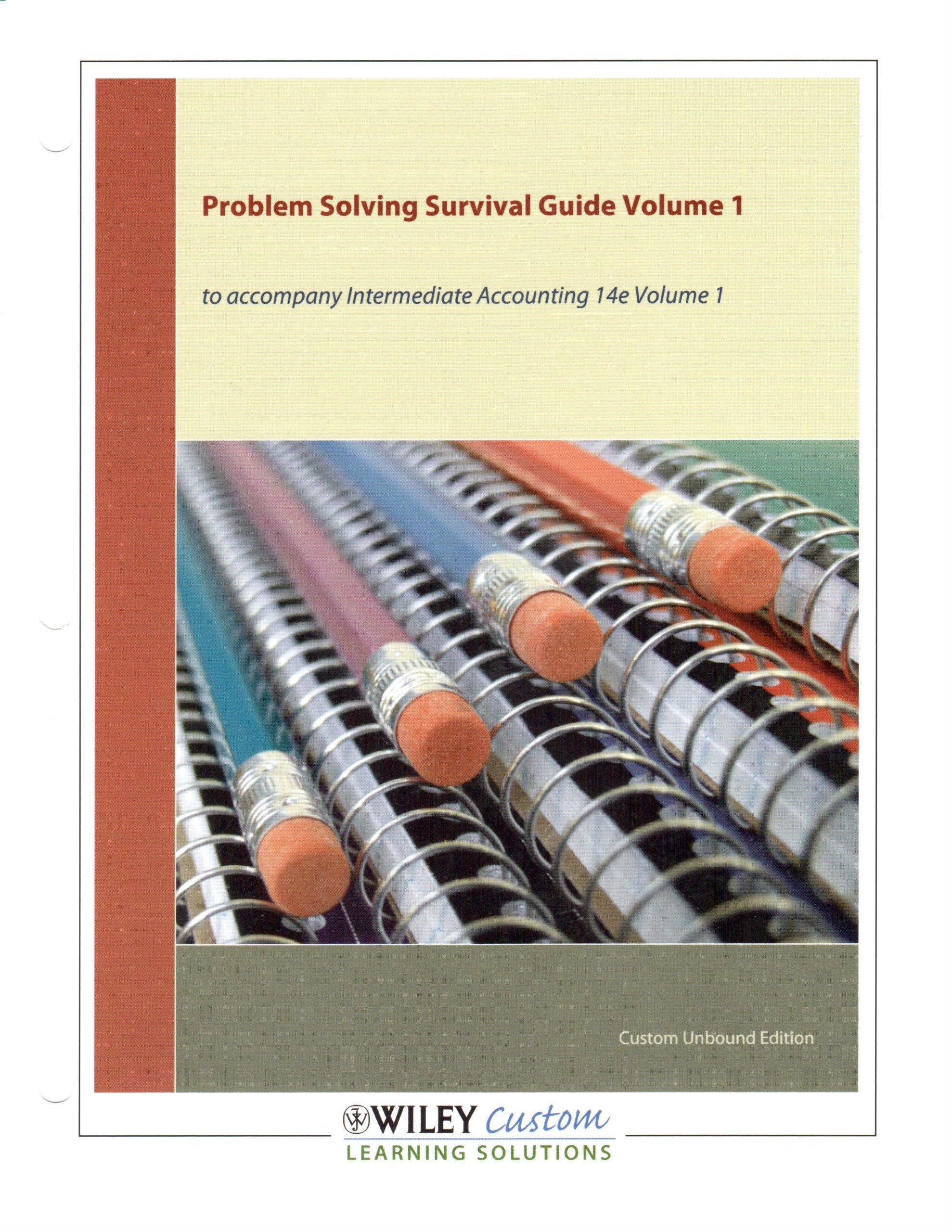 Intermediate Accounting Problem Solving Survival Guide: Chapters 114 (Volume 1),New