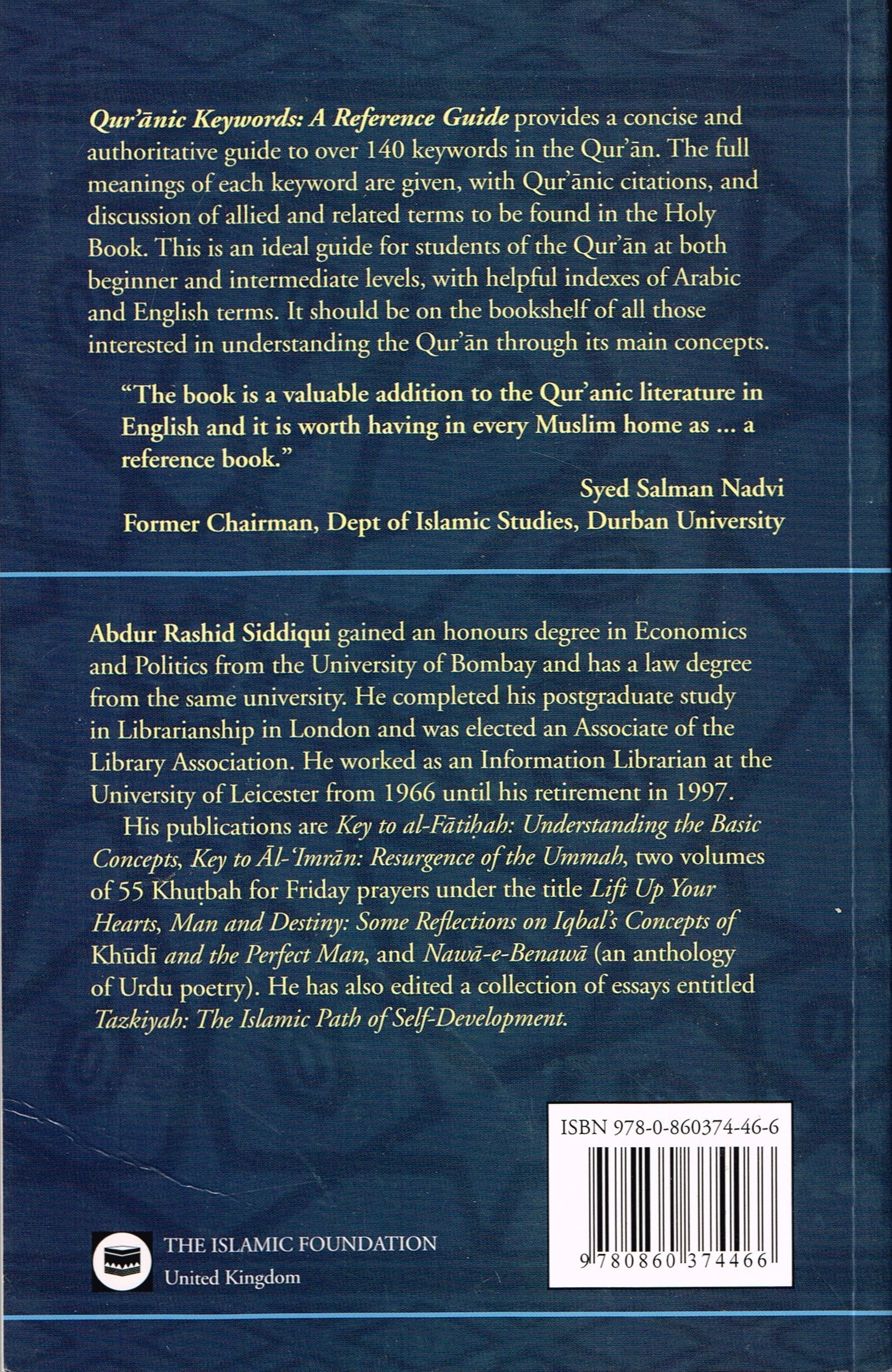 Qur'anic Keywords: A Reference Guide,New