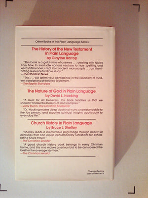 Christian theology in plain language,New