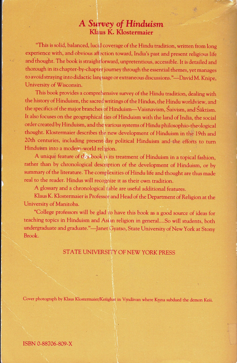 A Survey of Hinduism,Used