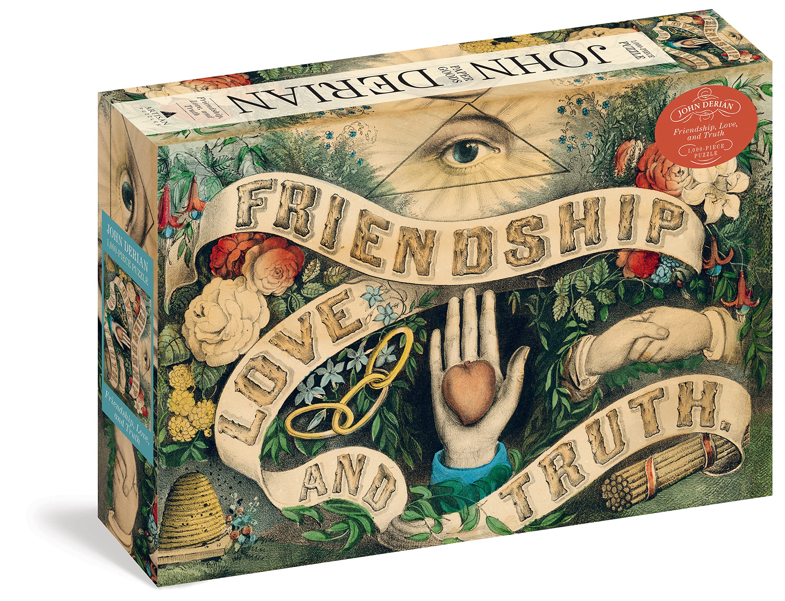 John Derian Paper Goods: Friendship, Love, And Truth 1,000Piece Puzzle