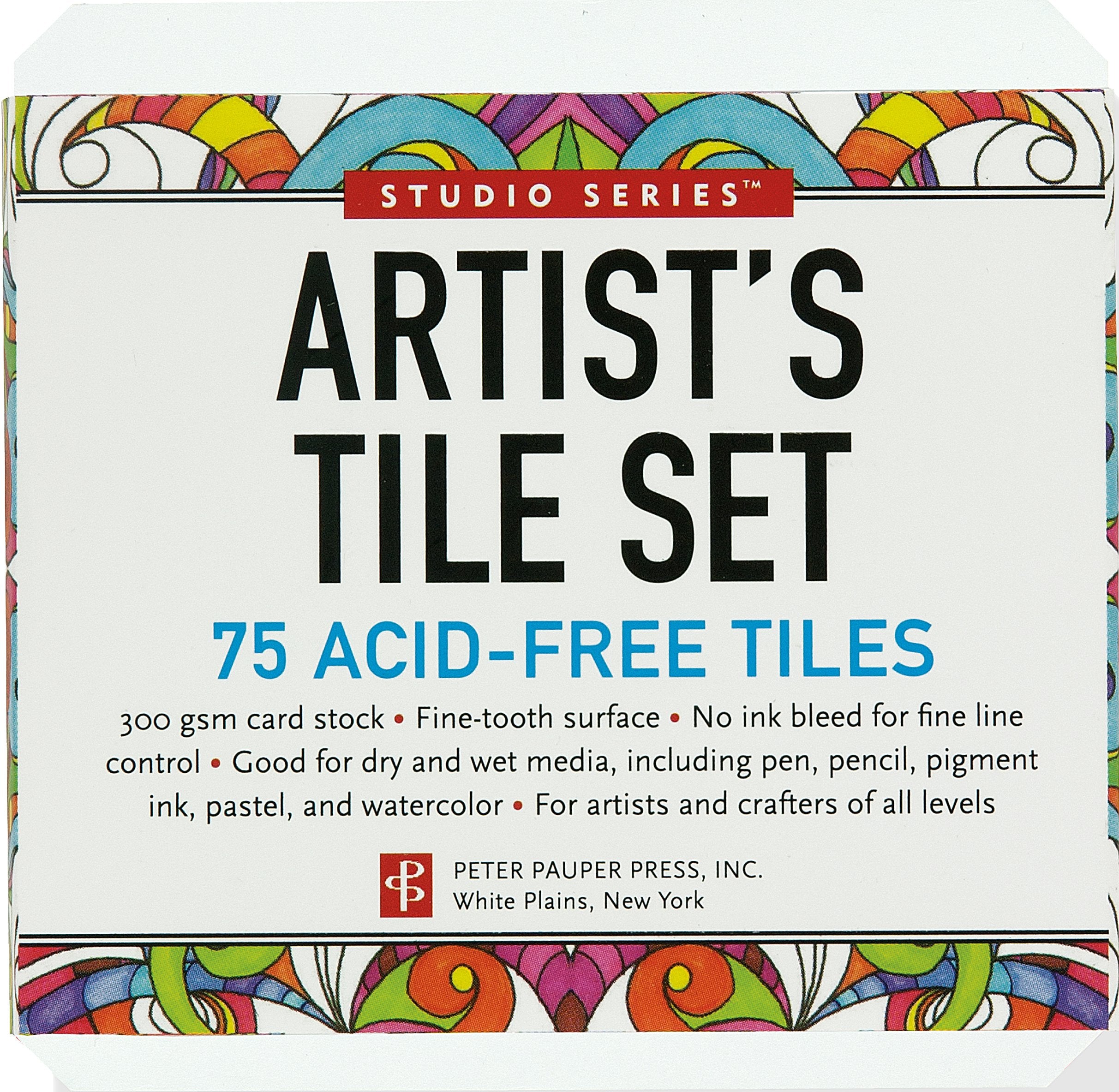 Studio Series Artist's Tiles: White (75 pack),New
