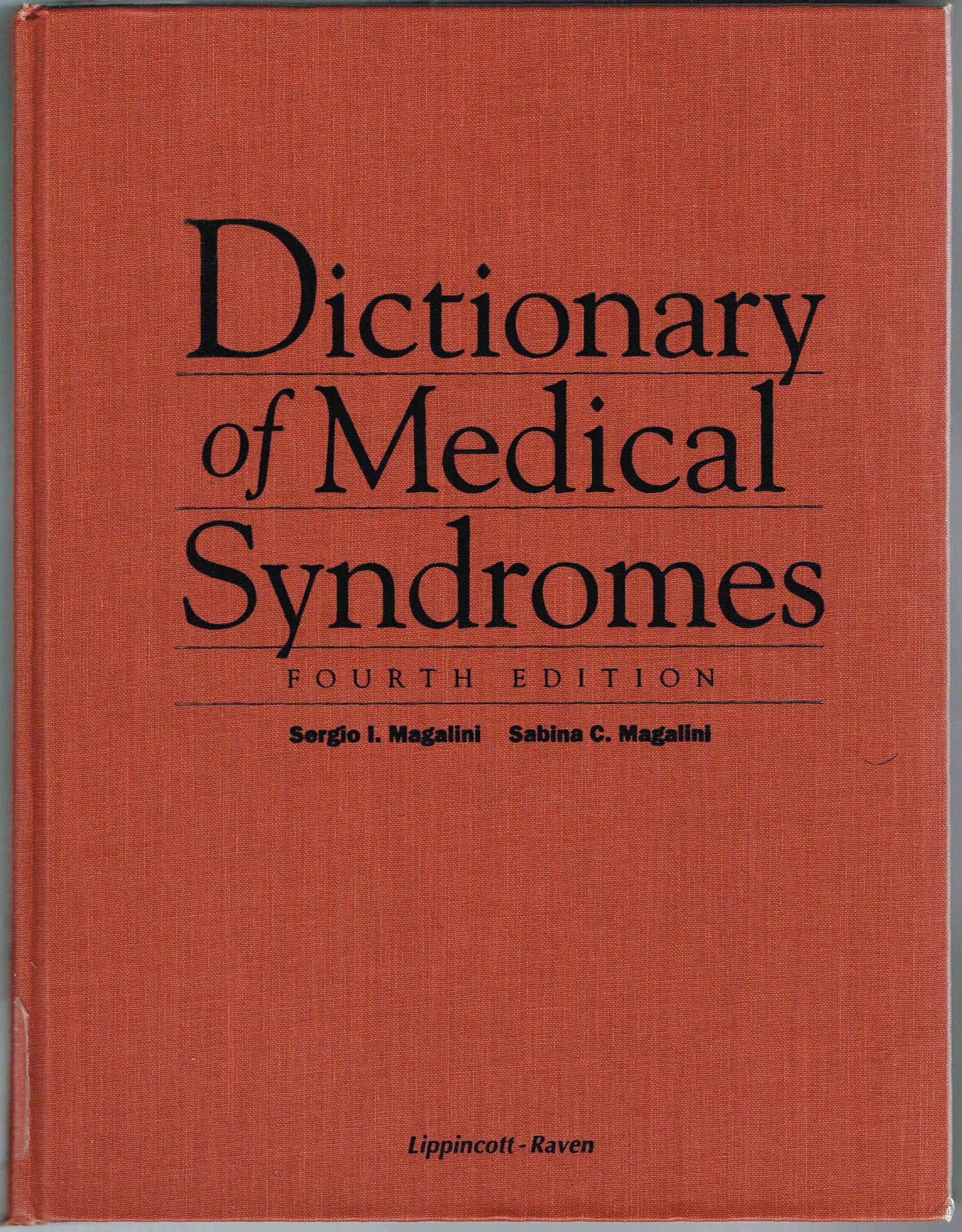 Dictionary Of Medical Syndromes,New