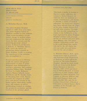 Research and Discovery in Medicine: Contributions from Johns Hopkins,Used