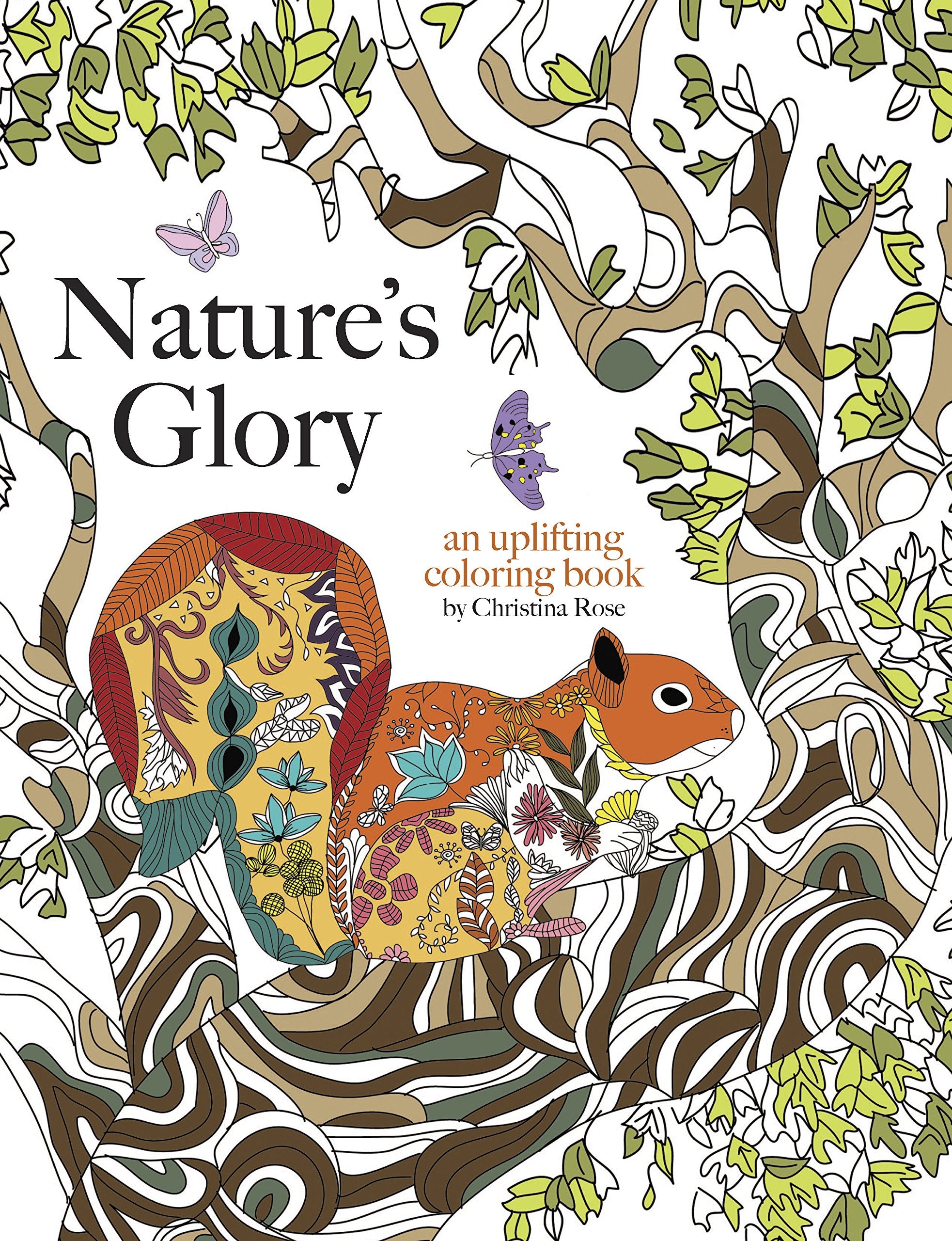 Nature's Glory: An Uplifting Coloring Book,Used