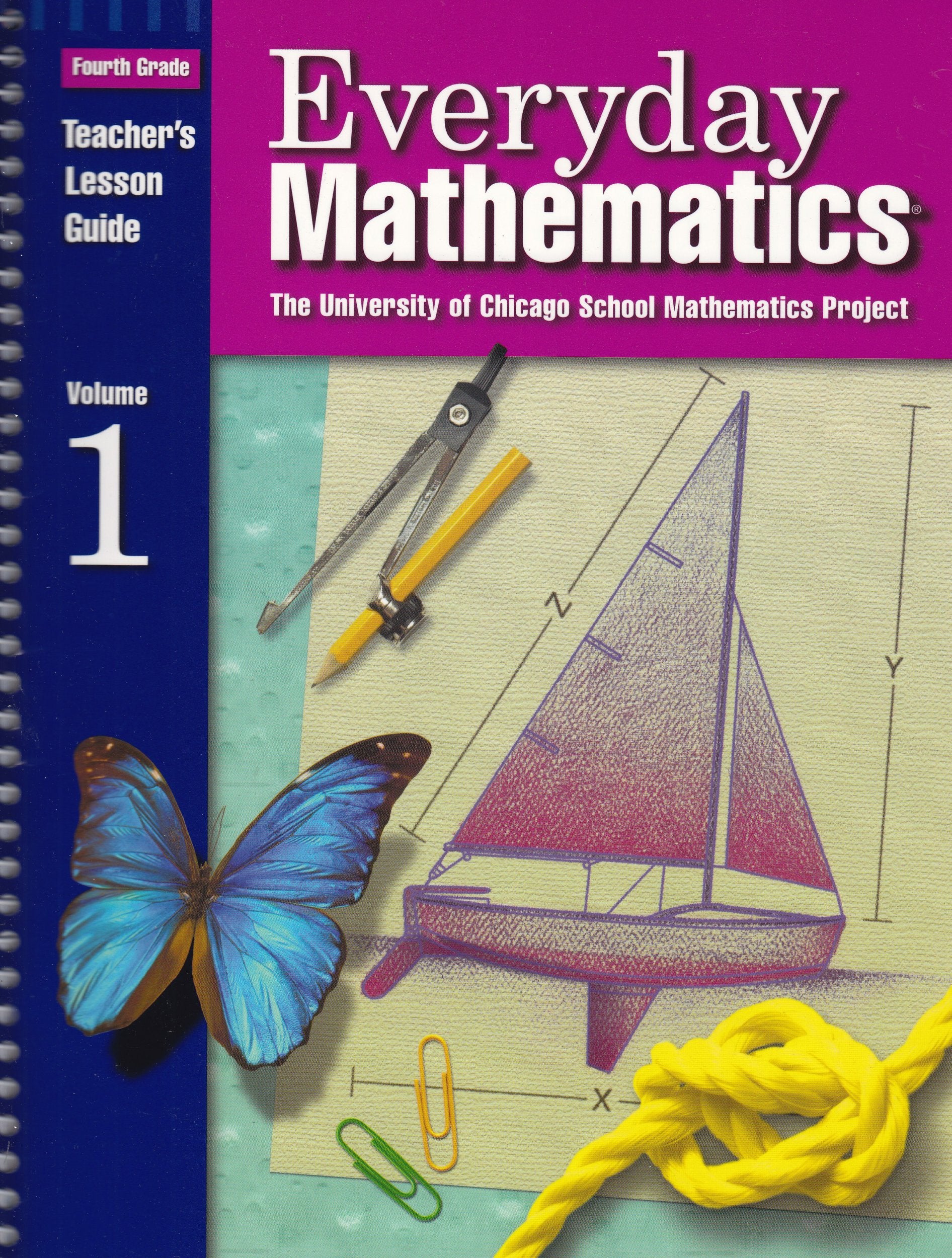 Everyday Math Teacher's Lesson Guide: 4th Grade, Volume 1,Used