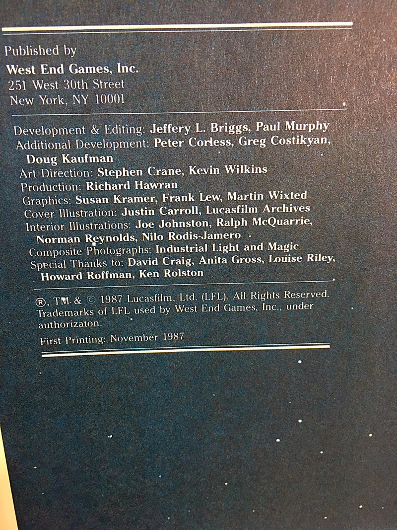 Star Wars Sourcebook,Used