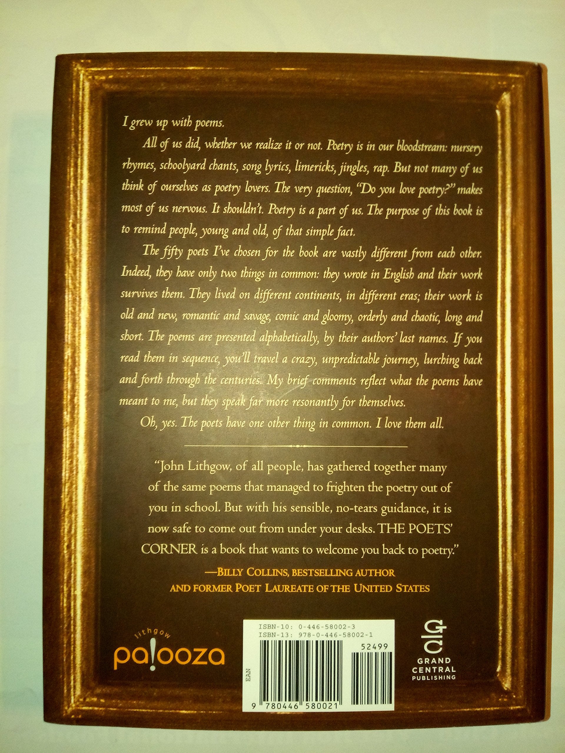 The Poets' Corner: The Oneandonly Poetry Book For The Whole Family,New
