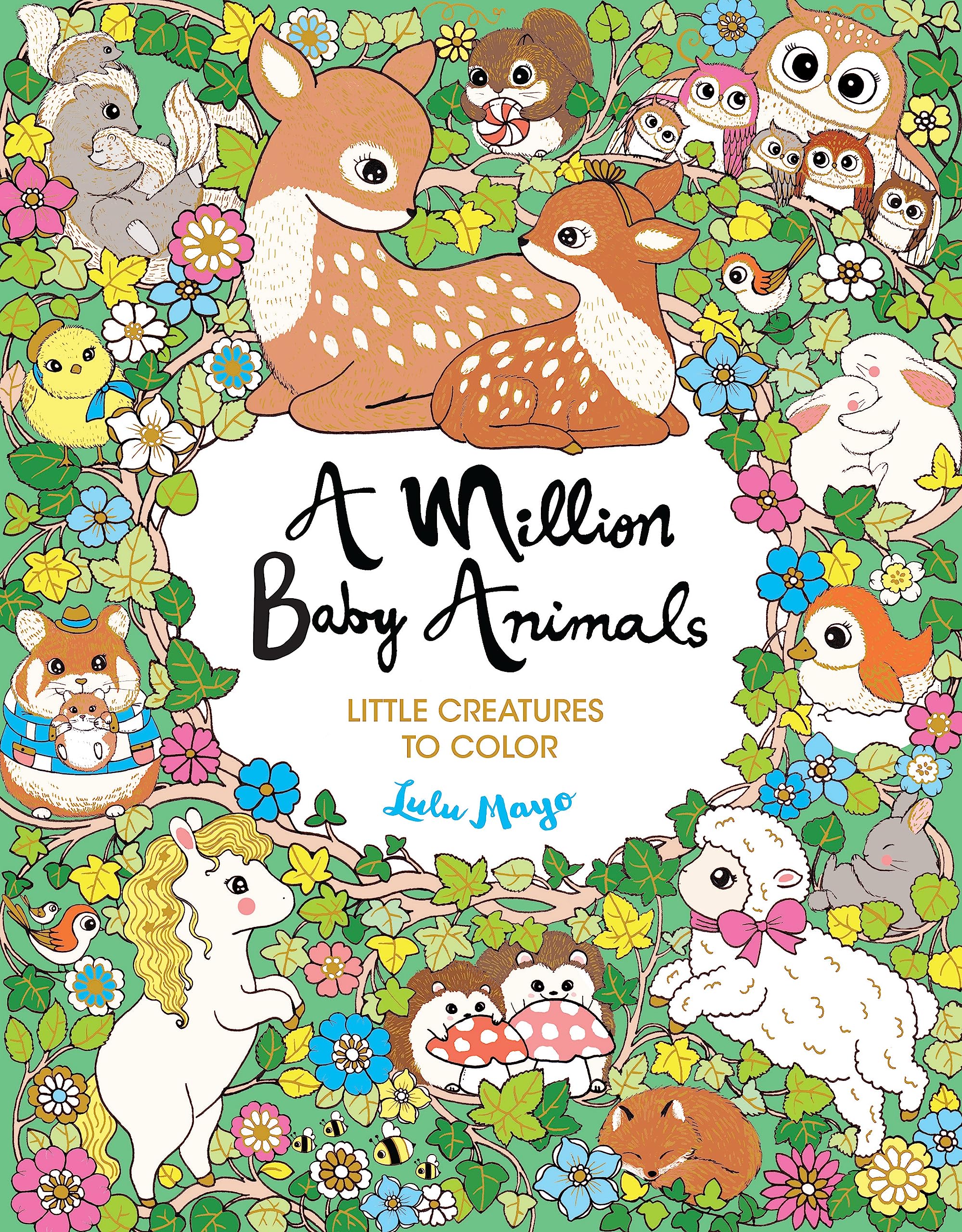 A Million Baby Animals (A Million Creatures To Color),Used