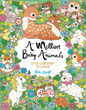 A Million Baby Animals (A Million Creatures To Color),Used