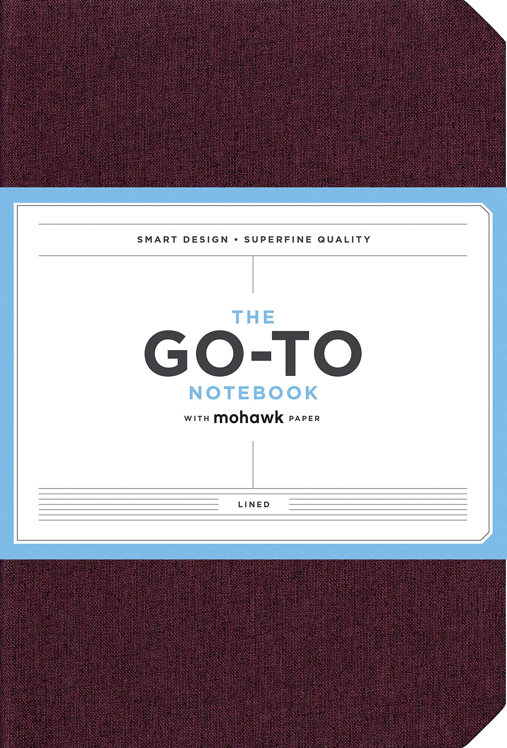 Goto Notebook With Mohawk Paper, Mulberry Wine Lined: (Blank Lined Journal To Inspire Creativity And Productivity, Writing, Or