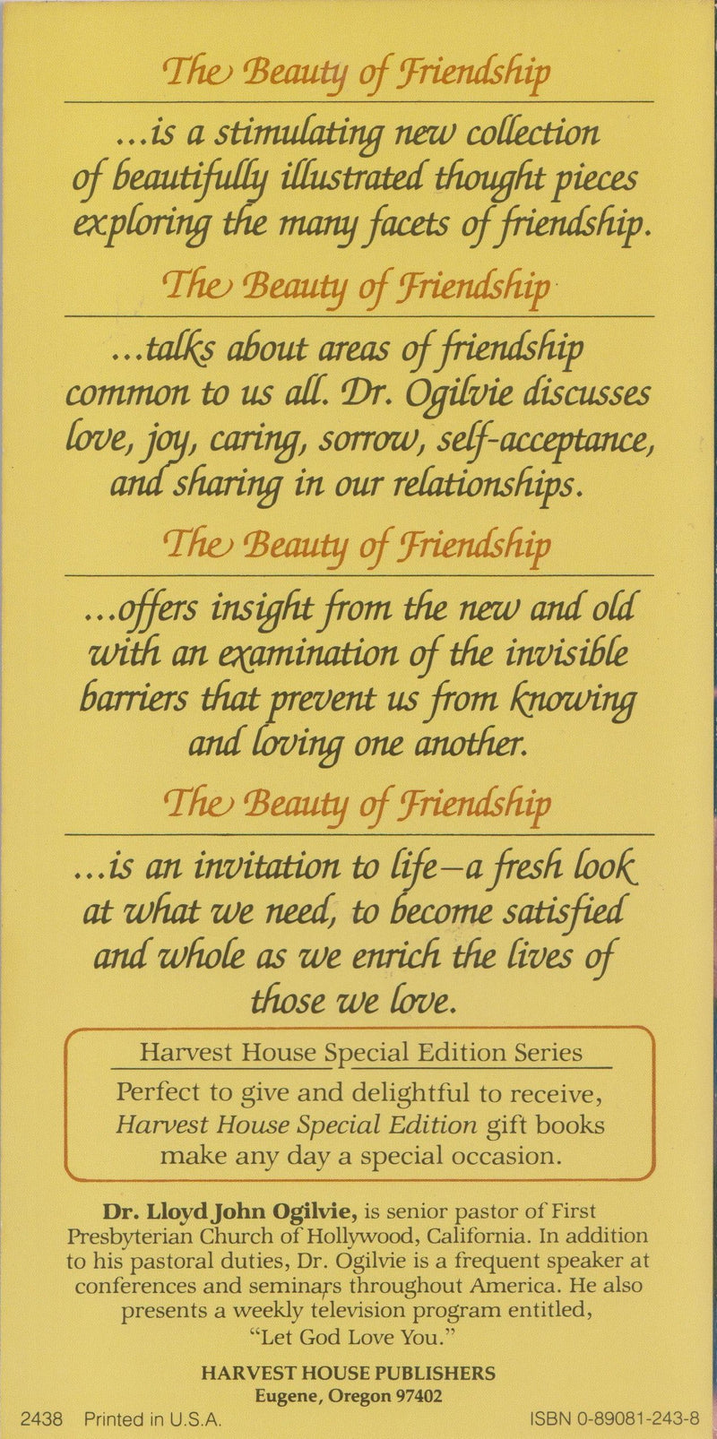 Beauty of Friendship,Used