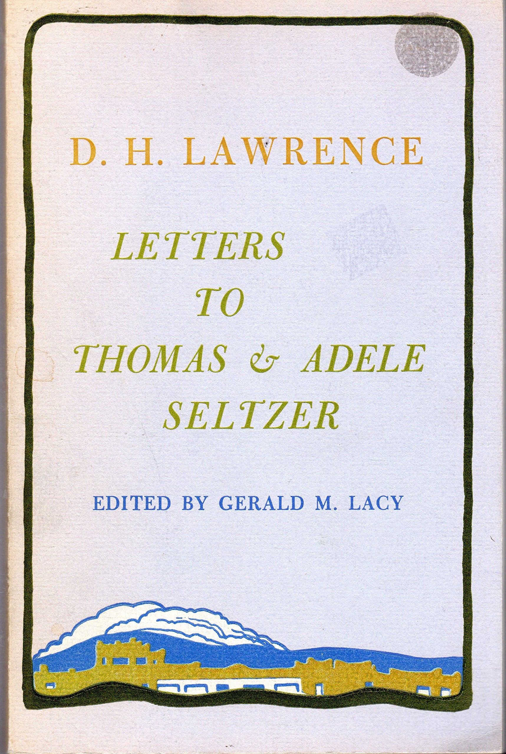 Letters to Thomas & Adele Seltzer,Used