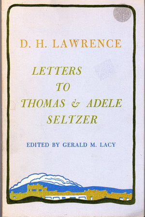 Letters to Thomas & Adele Seltzer,Used