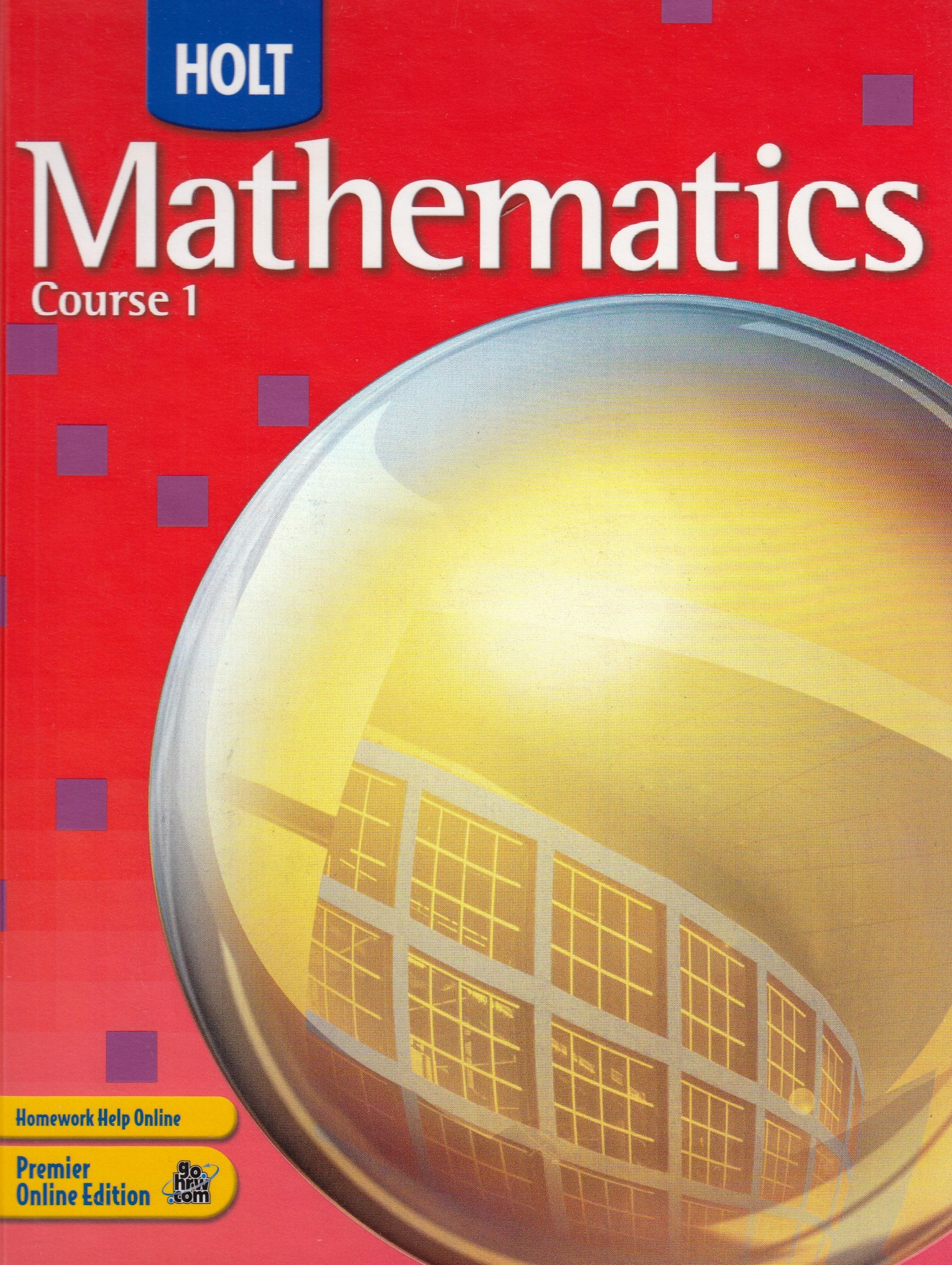 Holt Mathematics: Student Edition Course 1 2007,Used