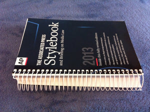 Associated Press Stylebook and Briefing on Media Law, 2013,Used