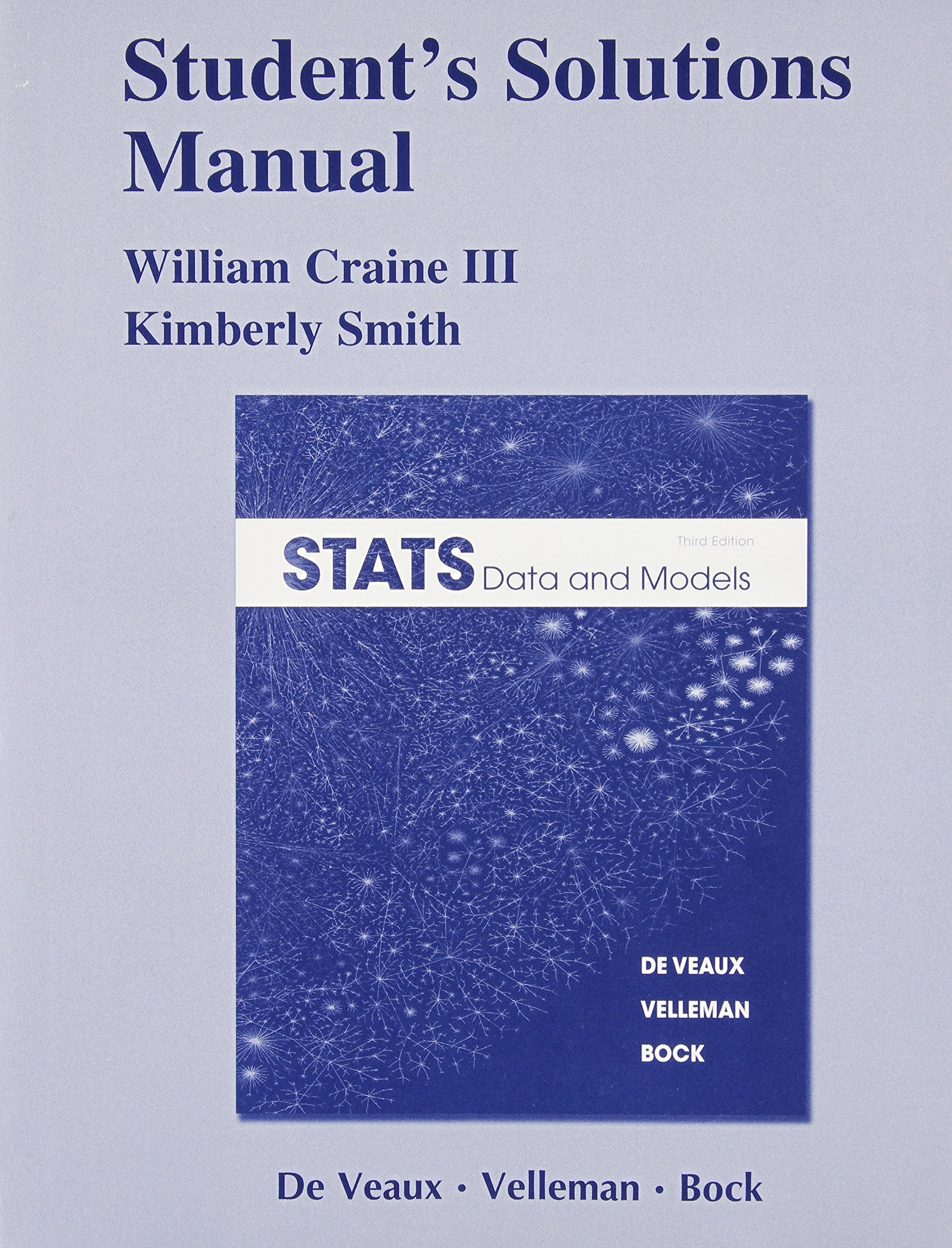 Student Solutions Manual for Stats: Data and Models,Used