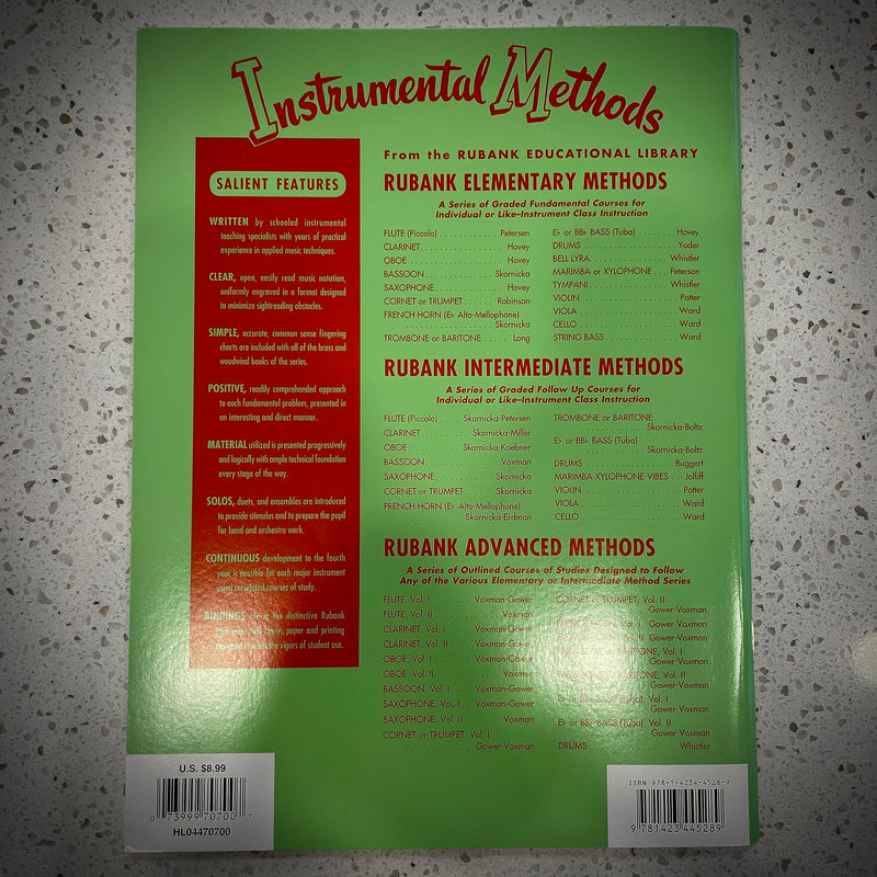 Selected Studies: for Flute (Rubank Educational Library),Used