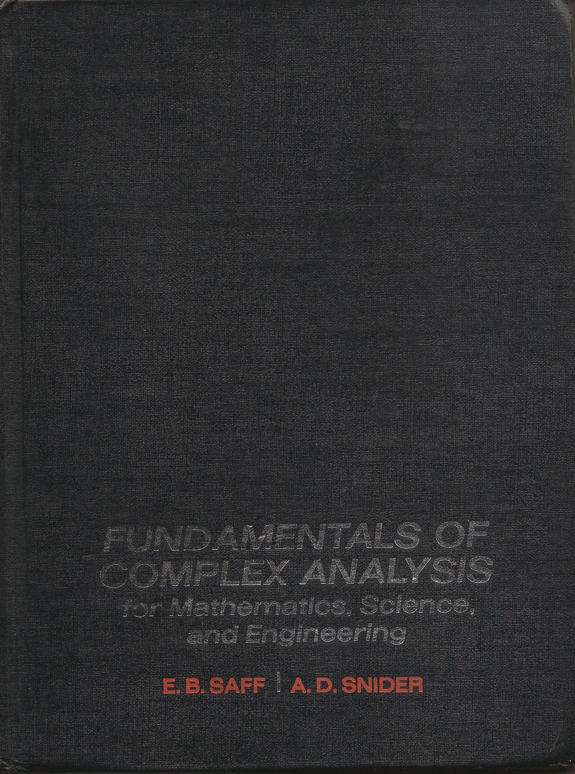 Fundamentals Of Complex Analysis For Mathematics, Science, And Engineering,Used