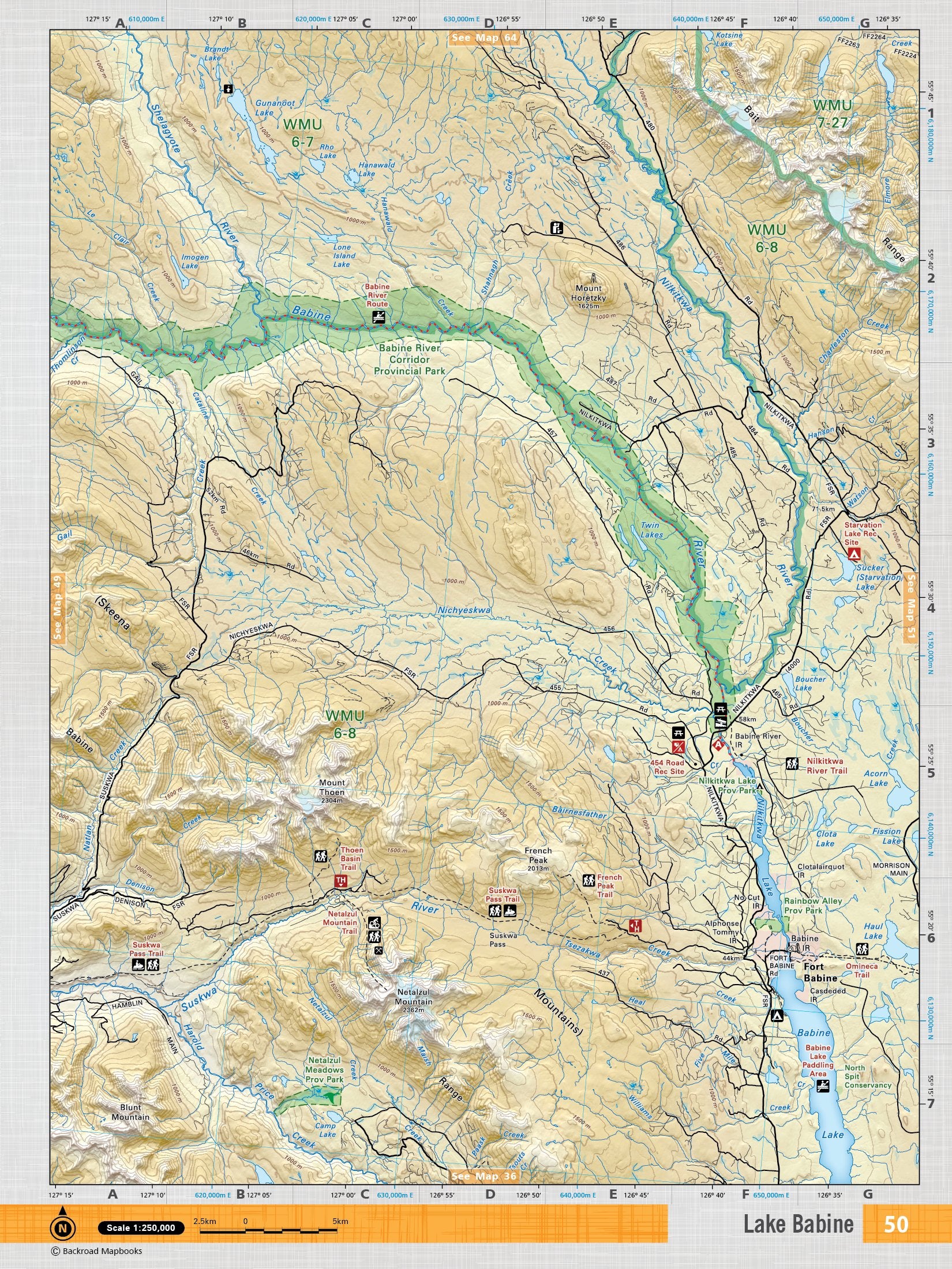 Northern BC (Backroad Mapbooks),Used