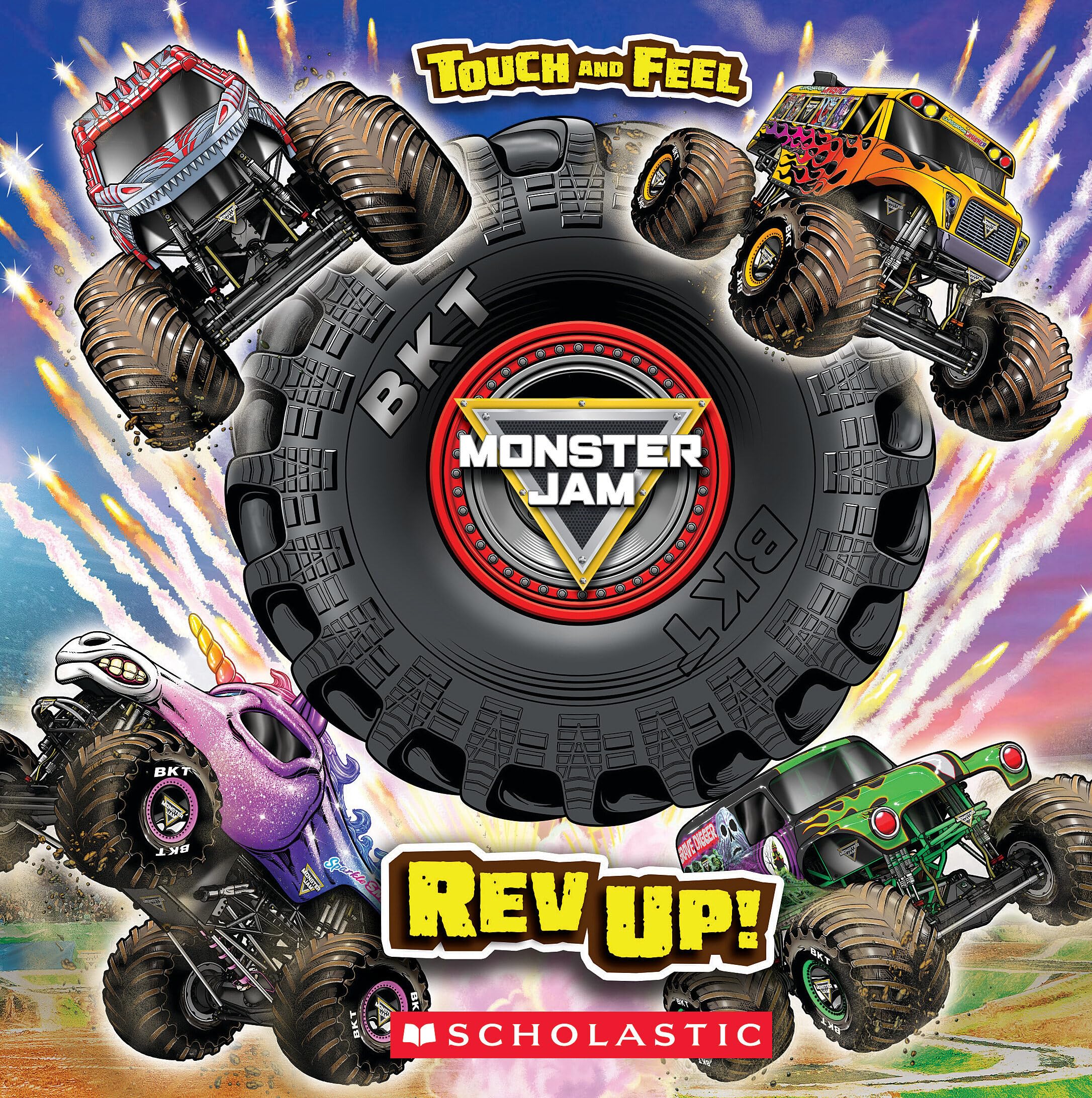 Monster Jam: Rev Up! A TouchAndFeel Book