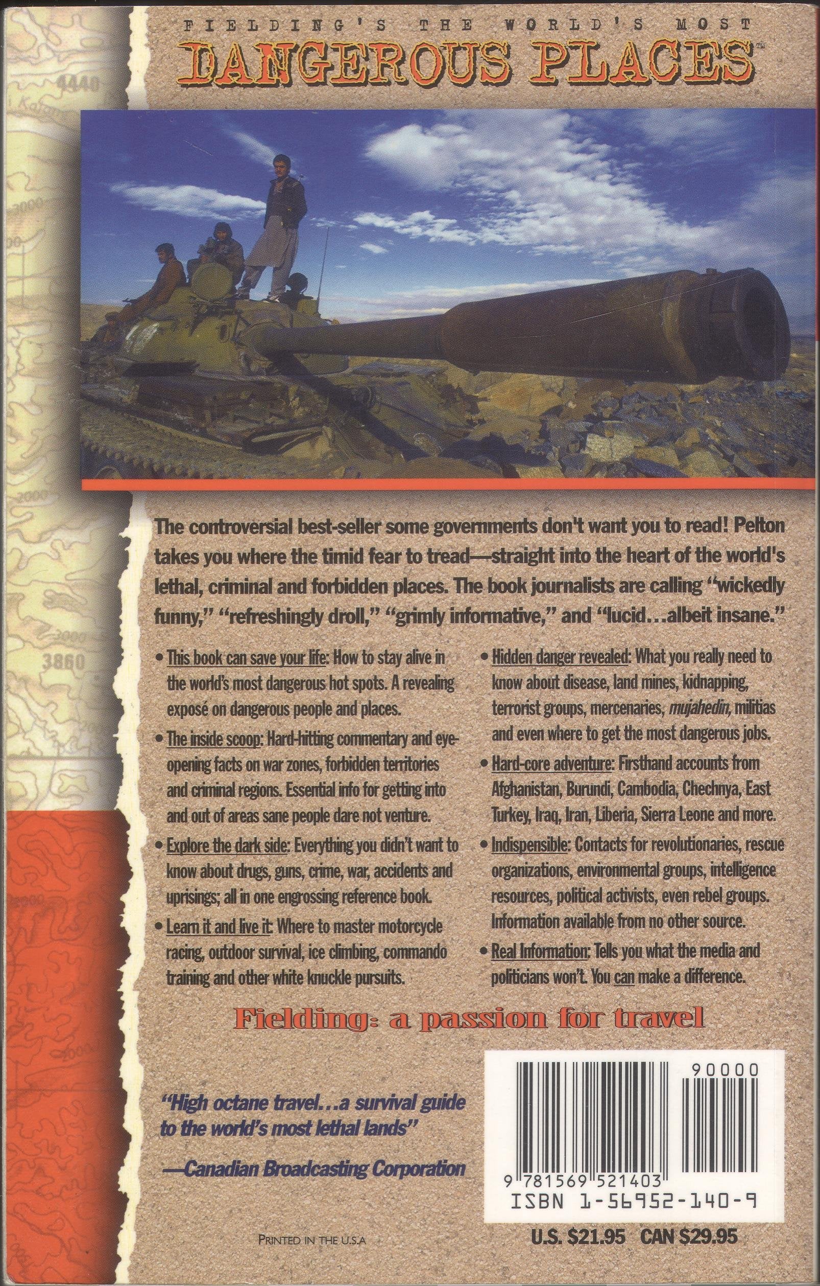 Fielding'S The World'S Most Dangerous Places (Robert Young Pelton The World'S Most Dangerous Places)