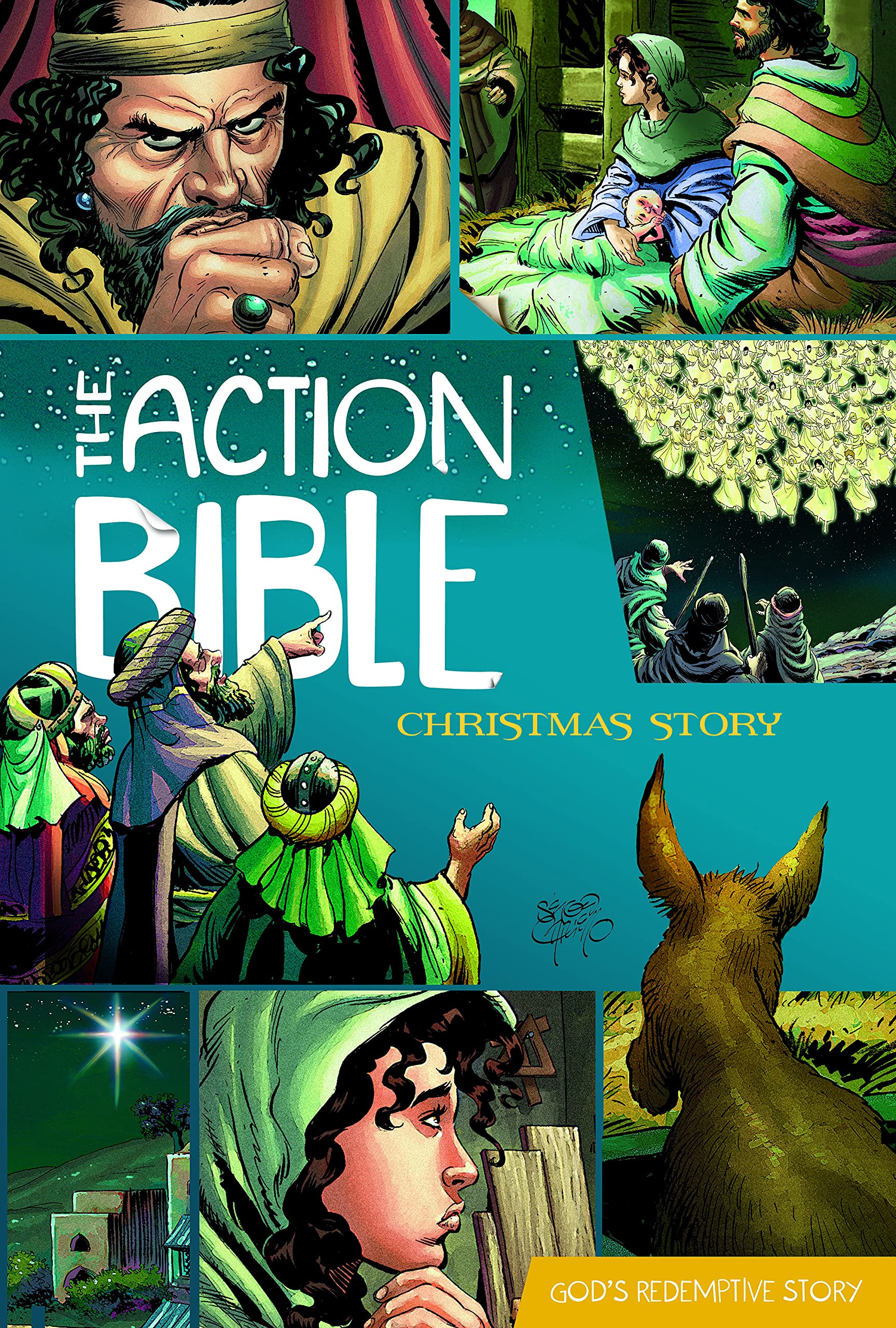 The Action Bible Christmas Story 25Pack,Used