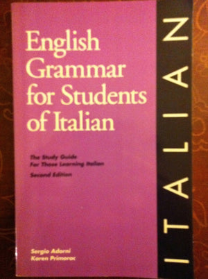 English Grammar for Students of Italian,Used