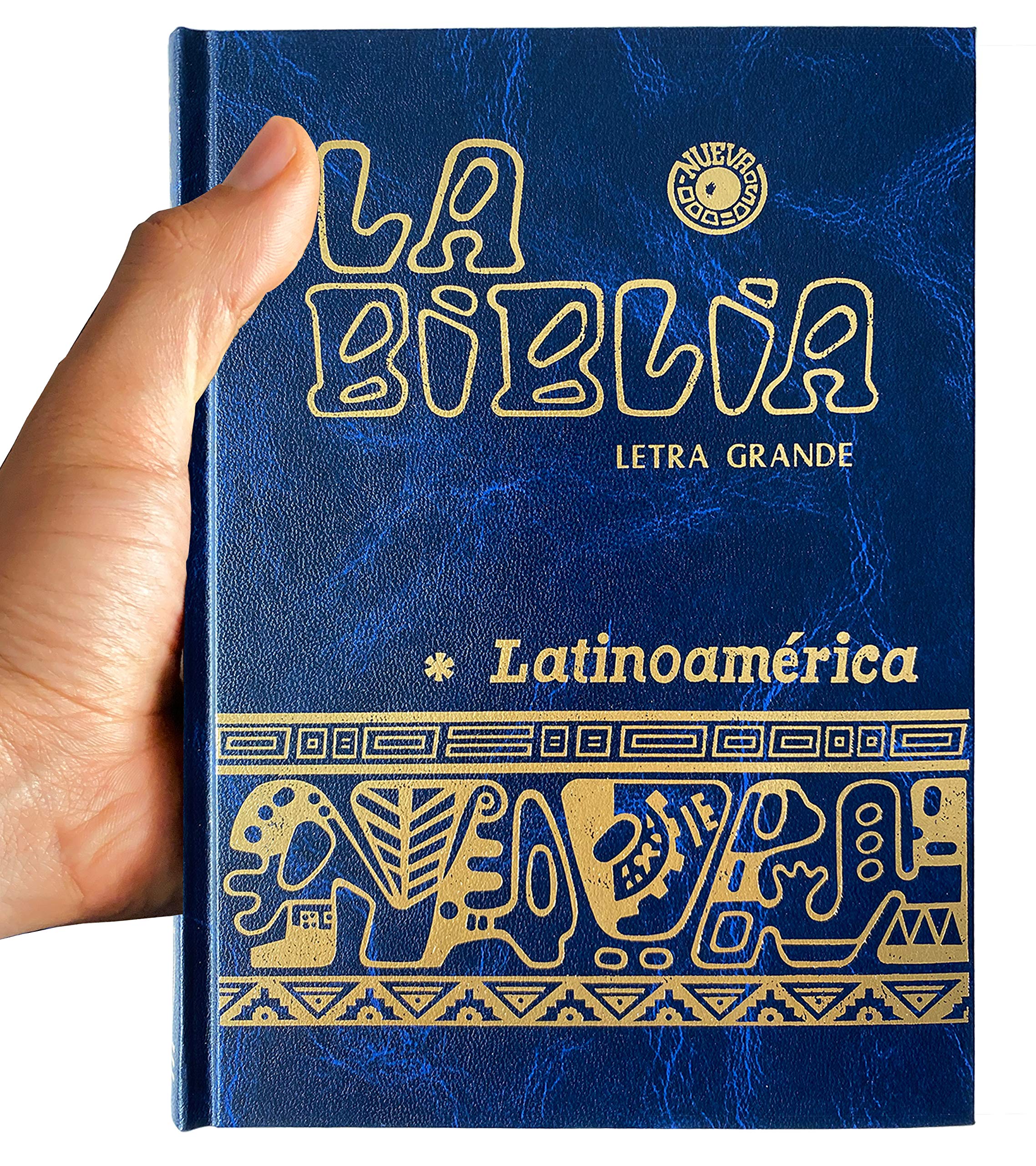 La Biblia Latinoamericana Letra Grande Cartone con Uneros Spanish Edition Assorted Colors,Used