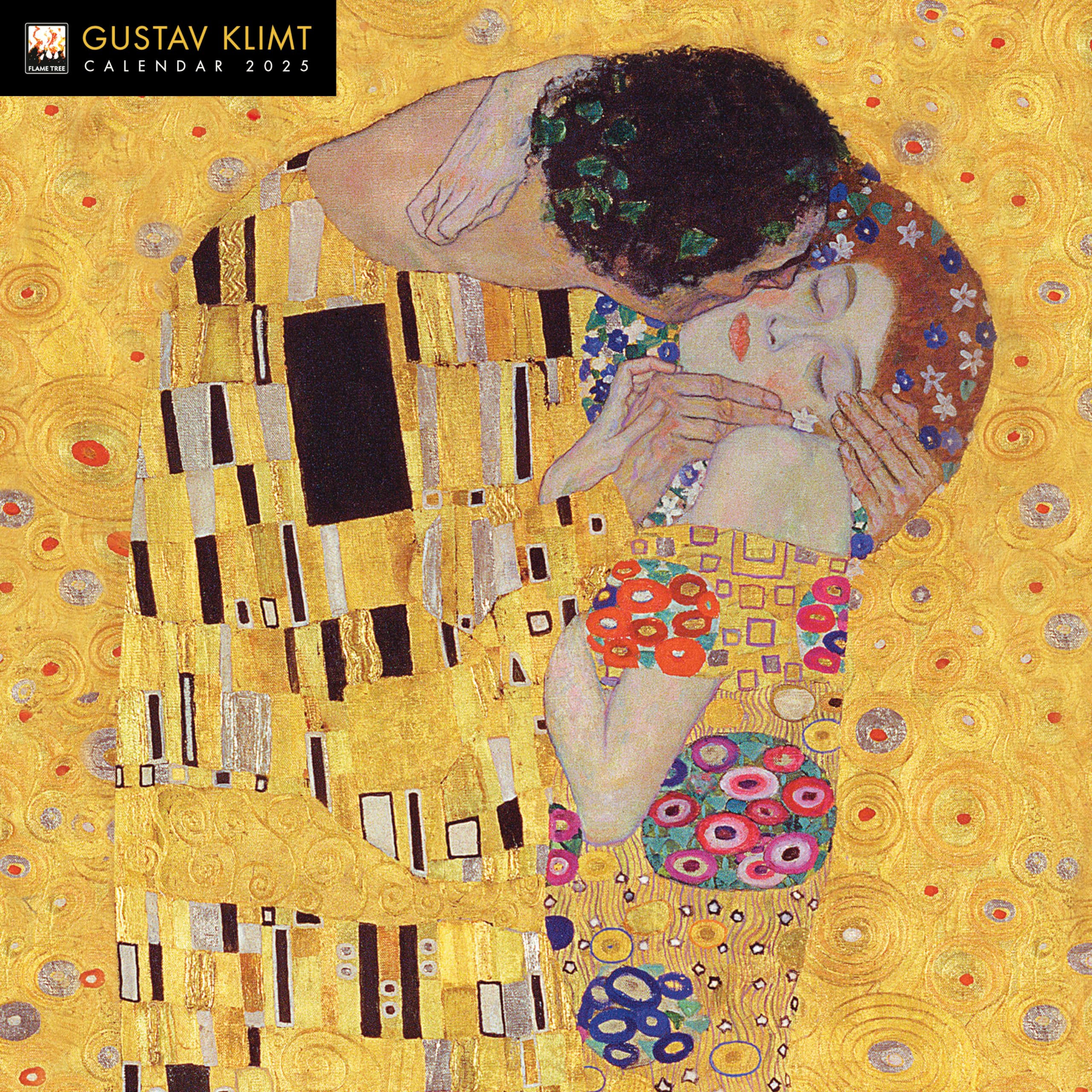 Gustav Klimt Wall Calendar 2025 (Art Calendar),New
