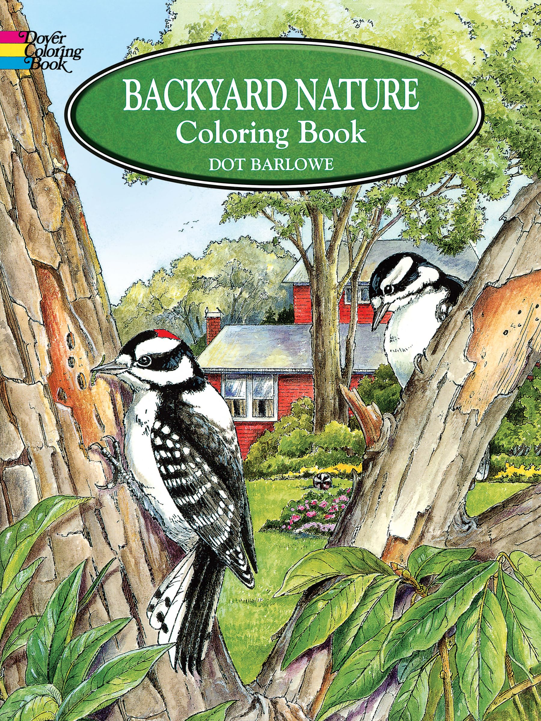 Backyard Nature Coloring Book (Dover Nature Coloring Book),Used