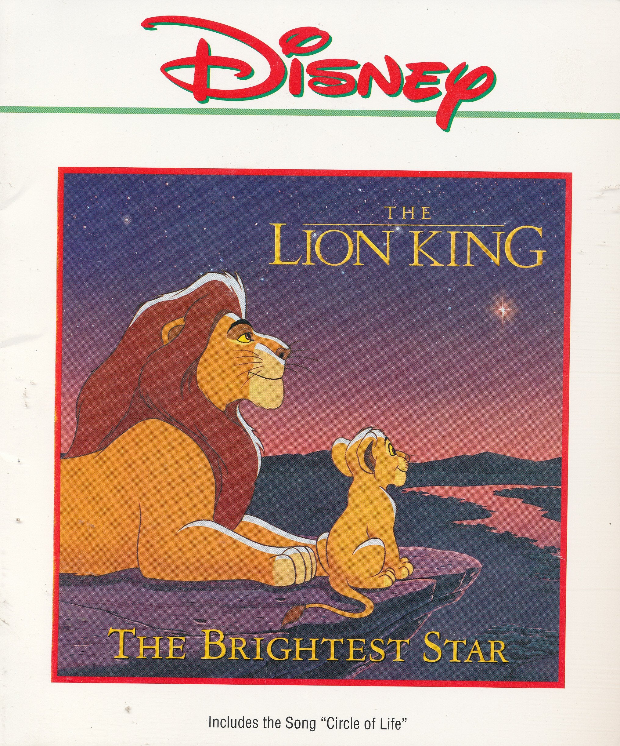 The Brightest Star / The Lion King (Readalong) (Book And Tape)