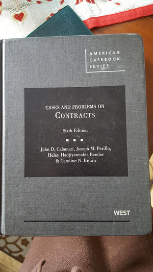 Cases and Problems on Contracts, 6th Edition,Used