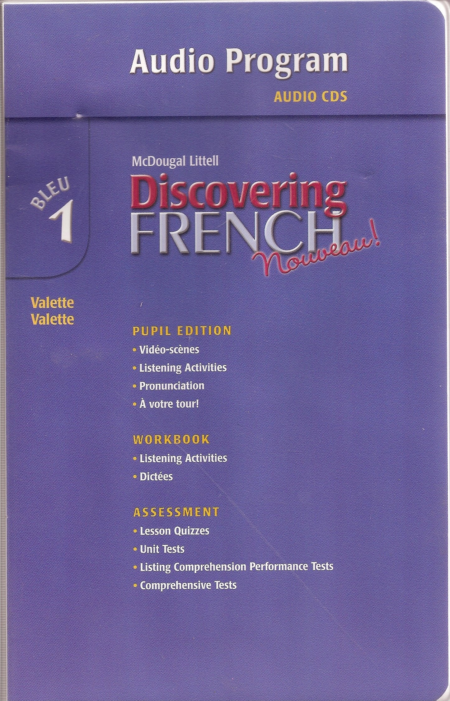 Discovering French, Nouveau!: Audio CD Program Level 1,Used