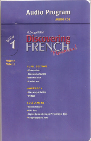 Discovering French, Nouveau!: Audio CD Program Level 1,Used