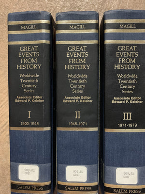 Great Events From Historyworldwide Twentieth Century Series,New
