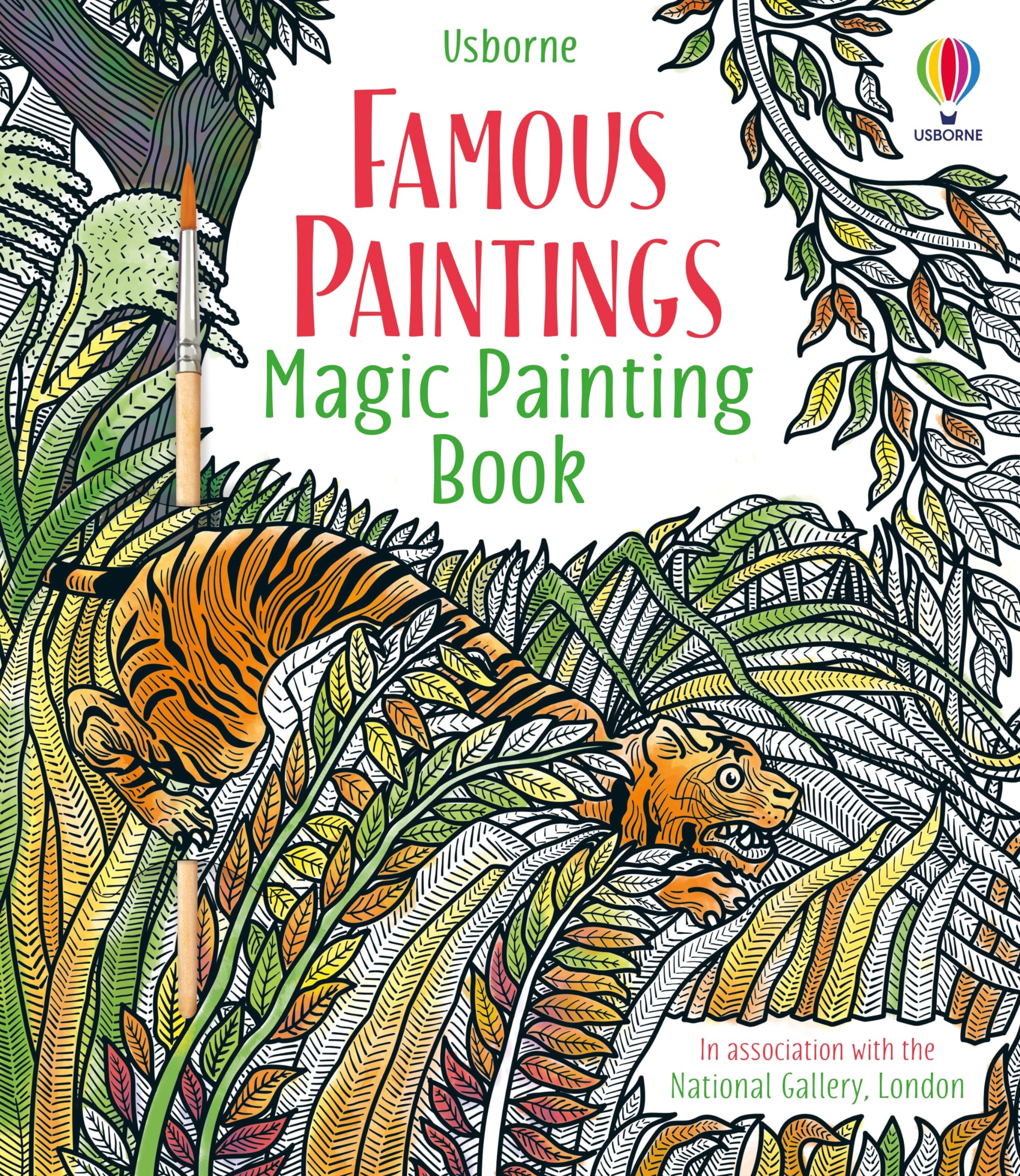 Famous Paintings Magic Painting Book (Magic Painting Books),Used