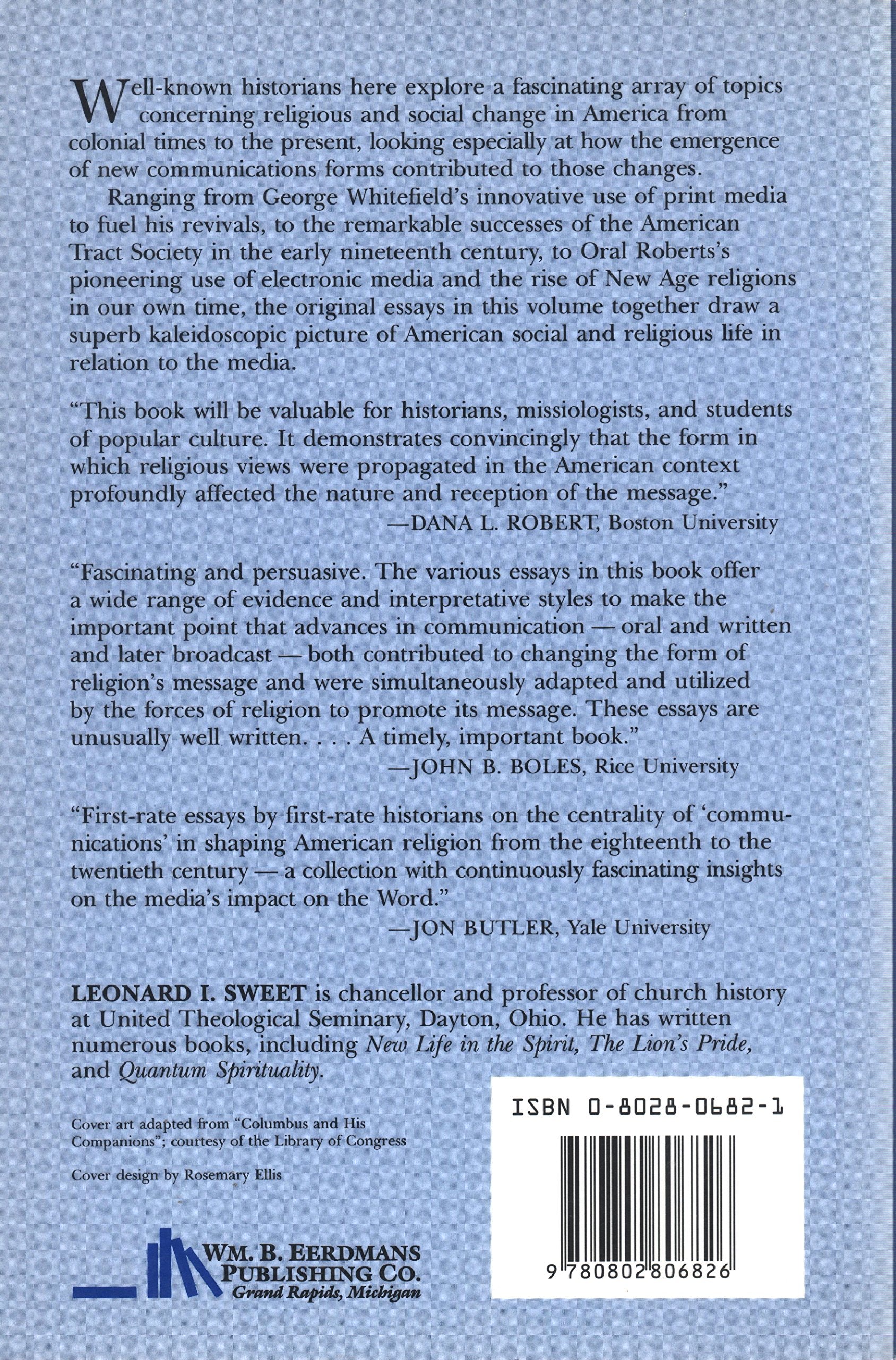 Communication and Change in American Religious History,Used