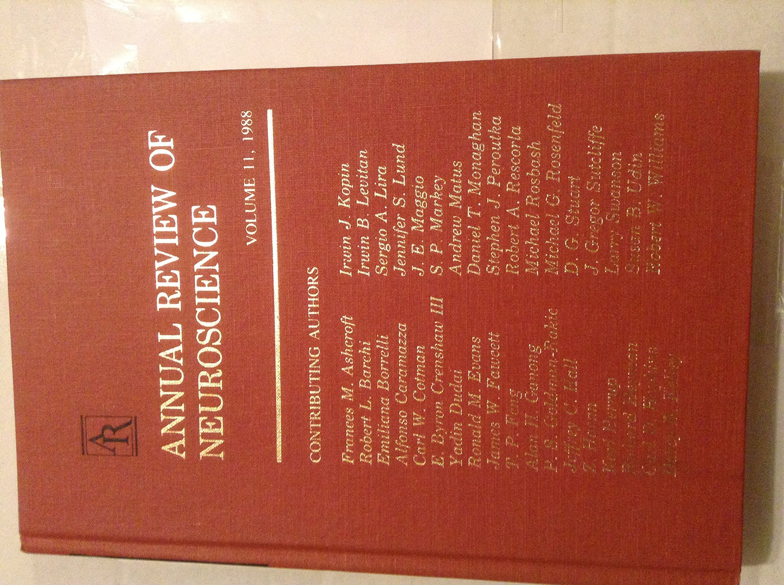 Annual Review of Neuroscience: 1988: 11,Used