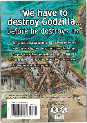 Godzilla: A Junior Novelization,Used