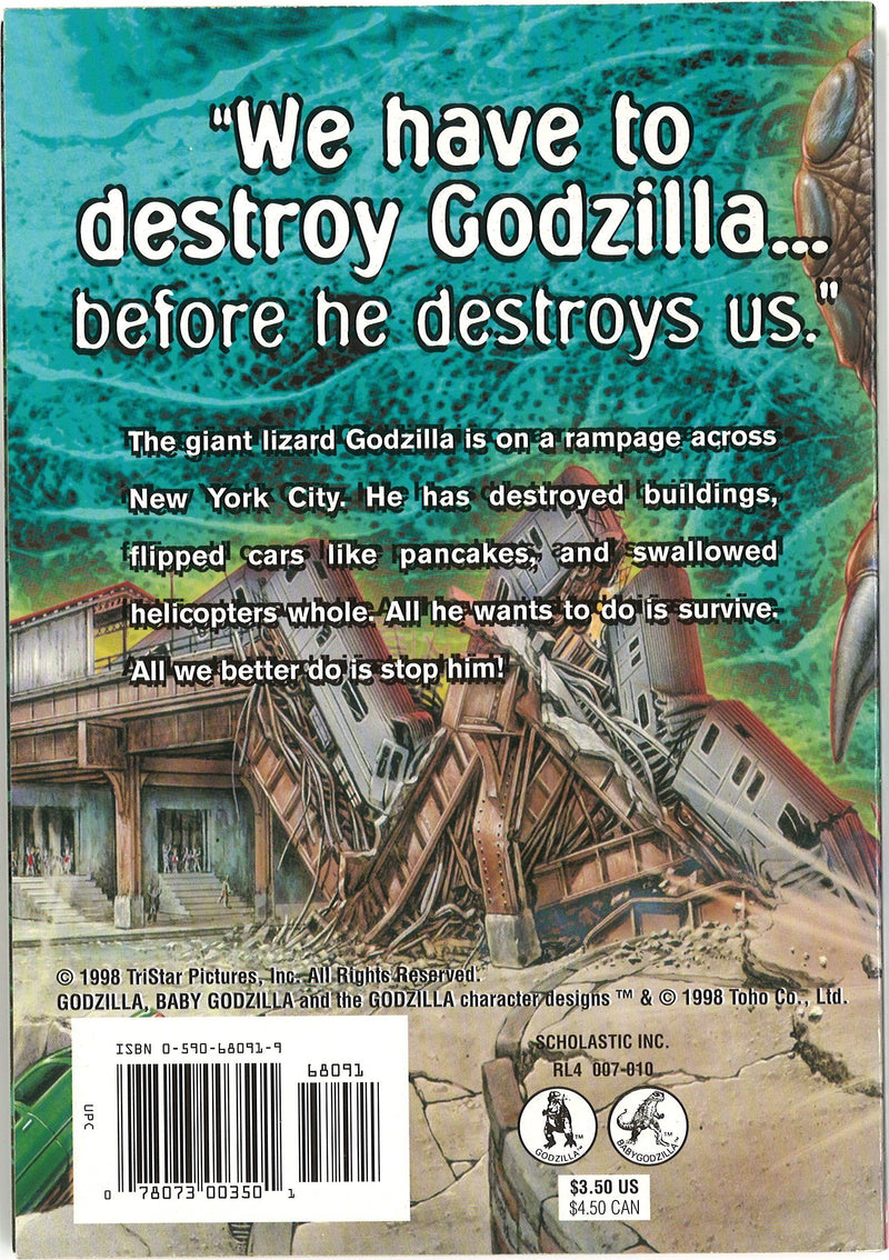 Godzilla: A Junior Novelization,Used