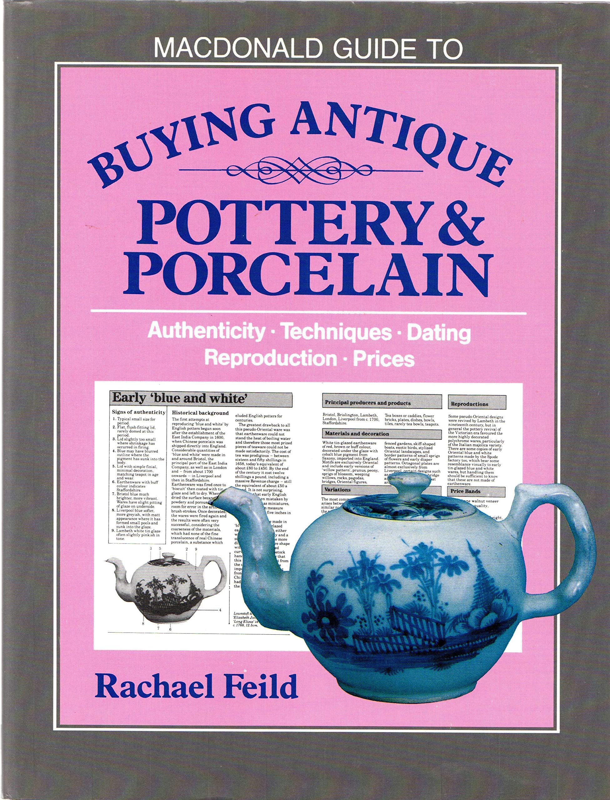 MacDonald Guide to Buying Antique Pottery & Porcelain,New