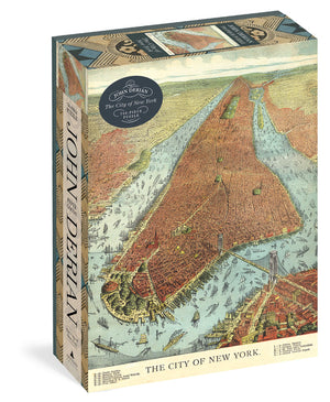 John Derian Paper Goods: The City Of New York 750Piece Puzzle (Artisan Puzzle)