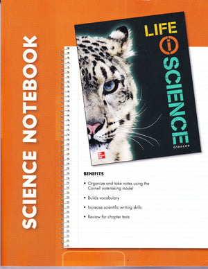 Glencoe Life iScience, Grade 7, Science Notebook, Student Edition (LIFE SCIENCE),Used
