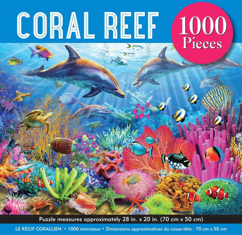 PETER PAUPER PRESS Coral Reef Jigsaw Puzzle: 1000 Pieces,New
