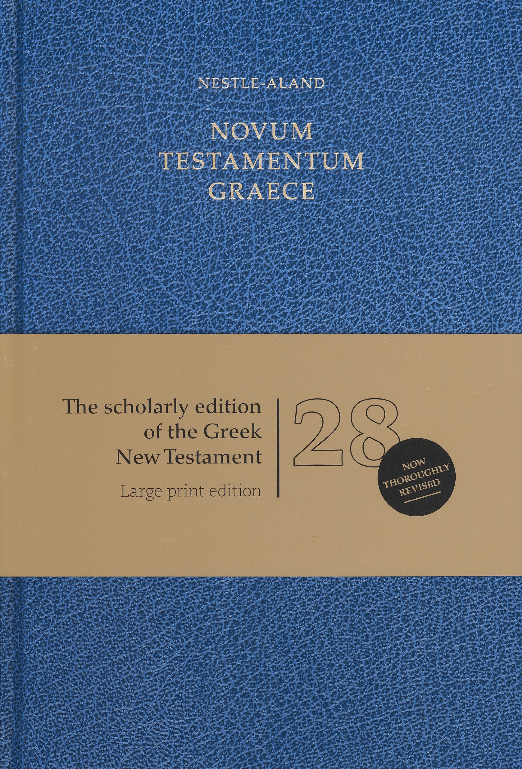 Novum Testamentum Graece (NA28), Large Print (Hardcover, Blue): NestleAland 28th Edition (Ancient Greek Edition),New